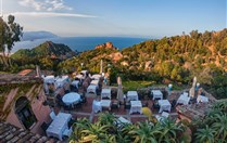 Terasa restaurace Il Gabliano, Arbatax, Sardinie