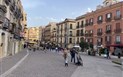 Silvestr 2022 v Cagliari - Ulice v centru, Cagliari, Sardinie
