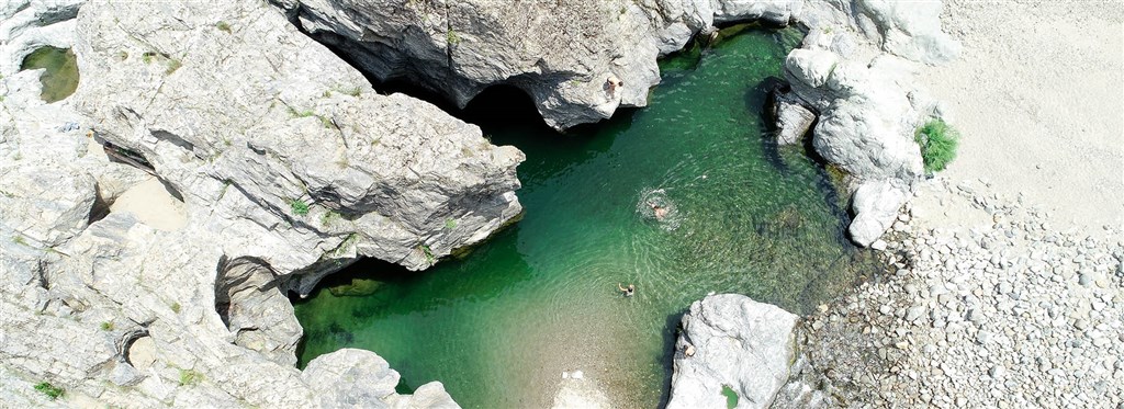 Přírodní bazény Is Caddaias, Seulo, Sardinie