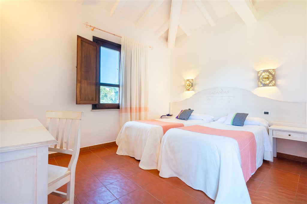 Hotelový pokoj, Bari Sardo, Sardinie