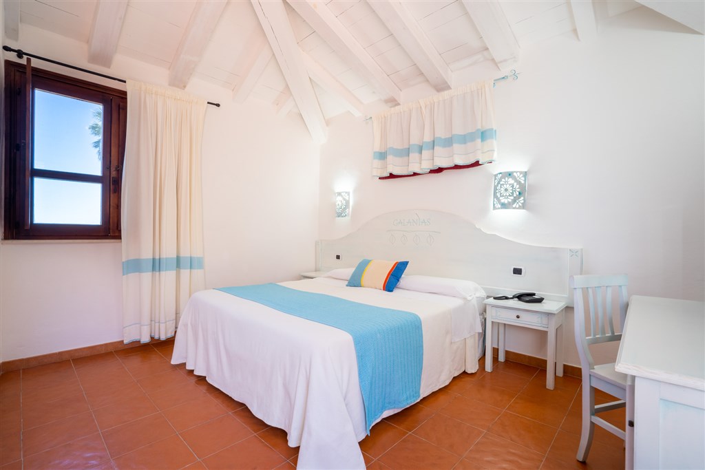 Hotelový pokoj, Bari Sardo, Sardinie