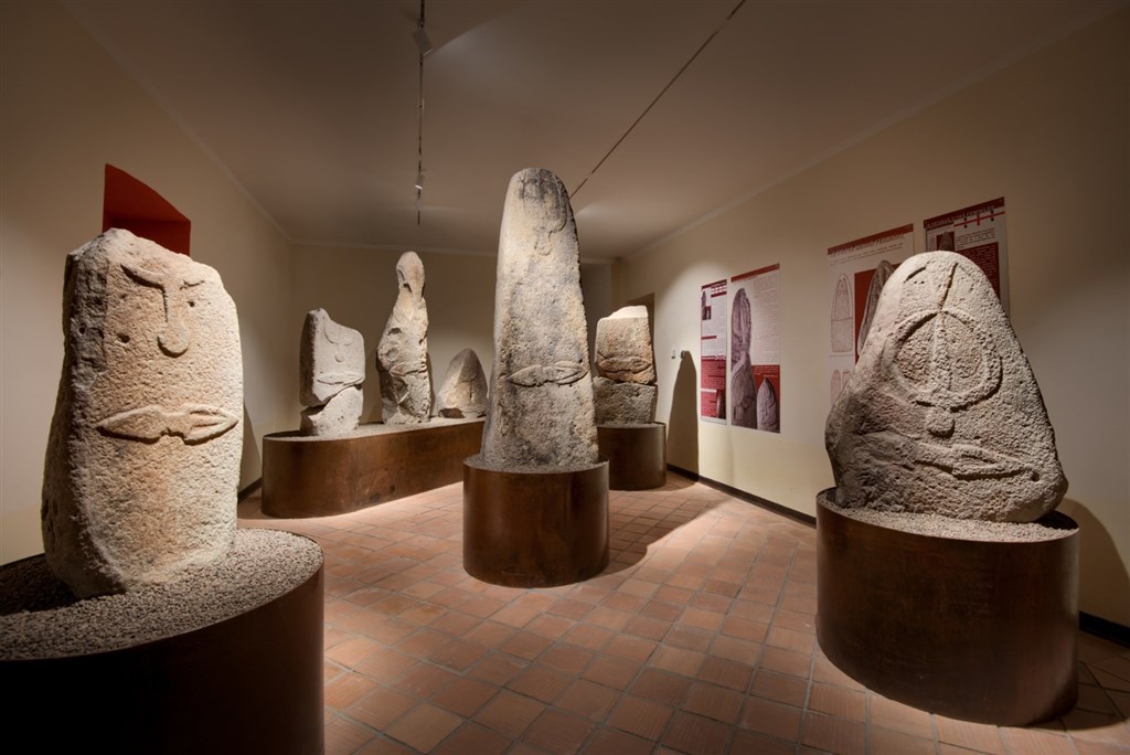 Muzeum menhirů, Laconi, Sardinie