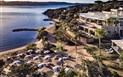 7Pines Resort Sardinia - Letecký pohled na pláž, Baja Sardinia, Sardinie