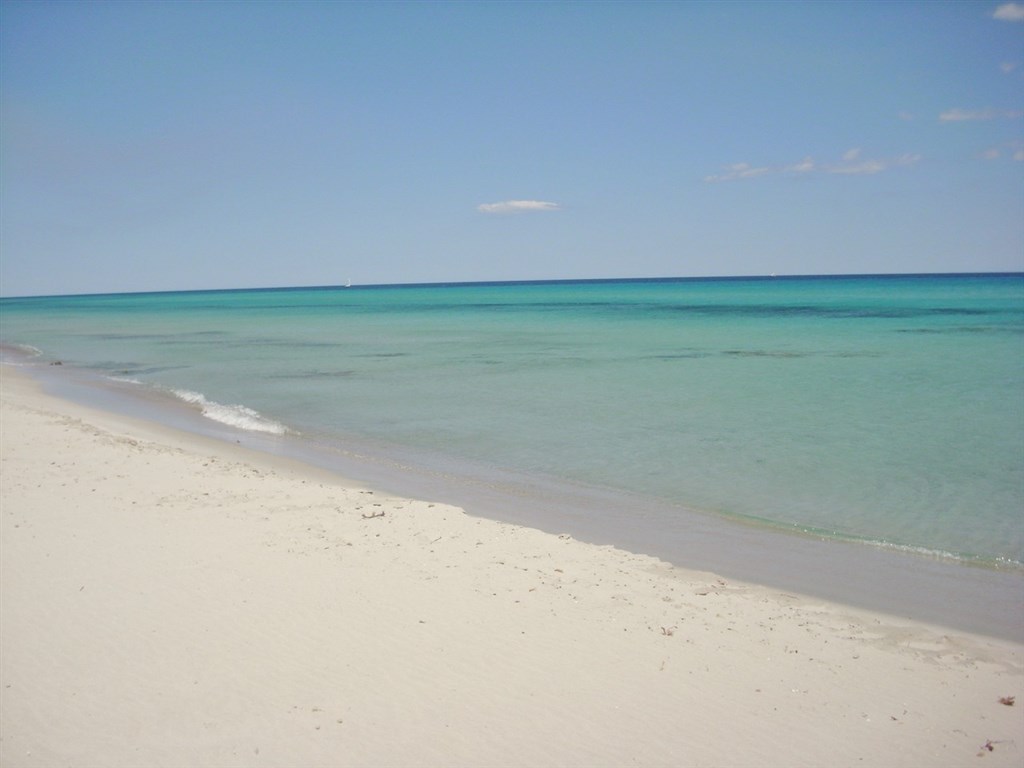 Pláž Berchidda, Budoni, Sardinie