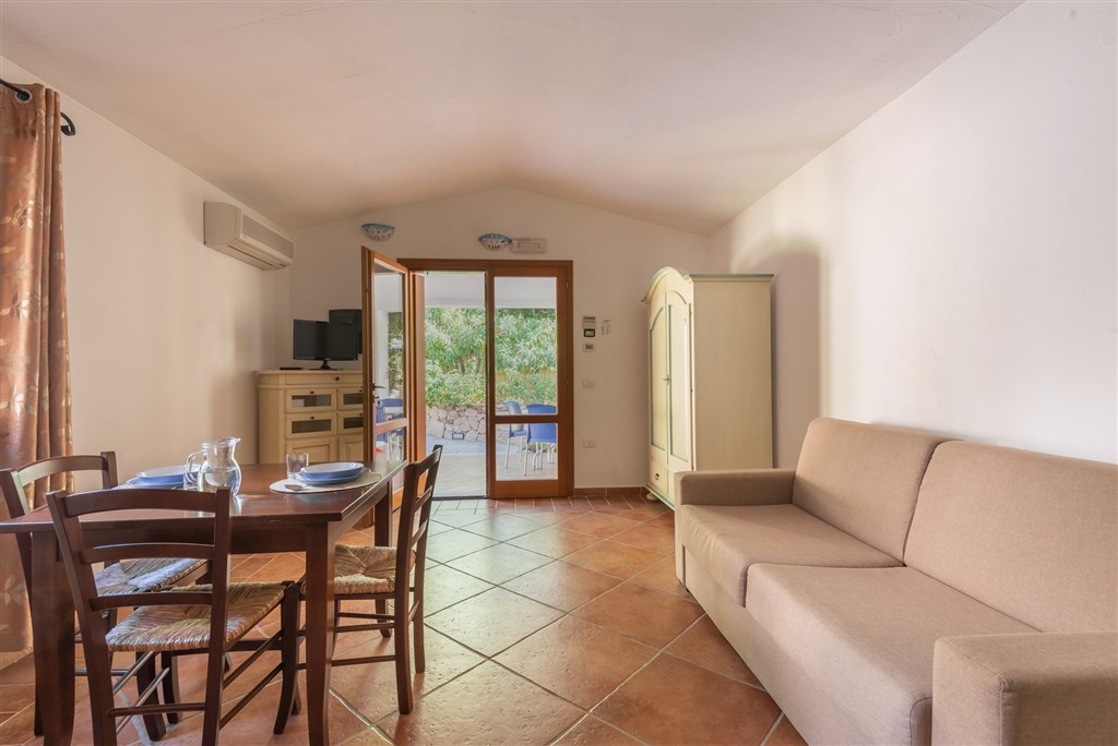 Apartmán Mono interiér, Budoni, Sardinie