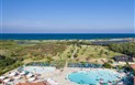 Futura Club Cala Fiorita - Pohled z dronu na resort, Agrustos, Sardinie