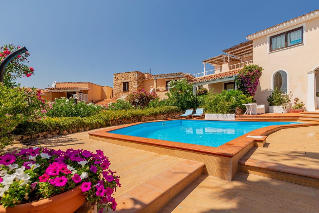 Sardinia Blu Resort - Pohled na bazén, Golfo Aranci, Sardinie