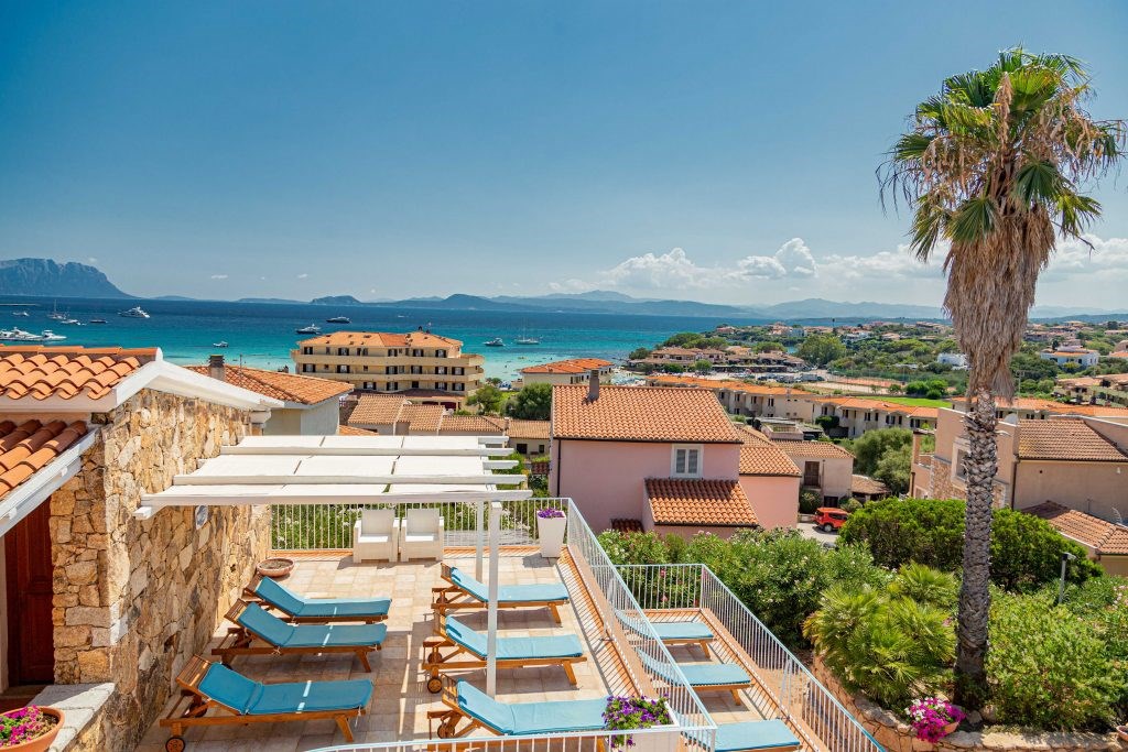Sardinia Blu Resort - Pohled z rezidence, Golfo Aranci, Sardinie