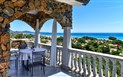 Residence Il Castello Suites & Pool - Výhled z terasy, Costa Rei, Sardinie