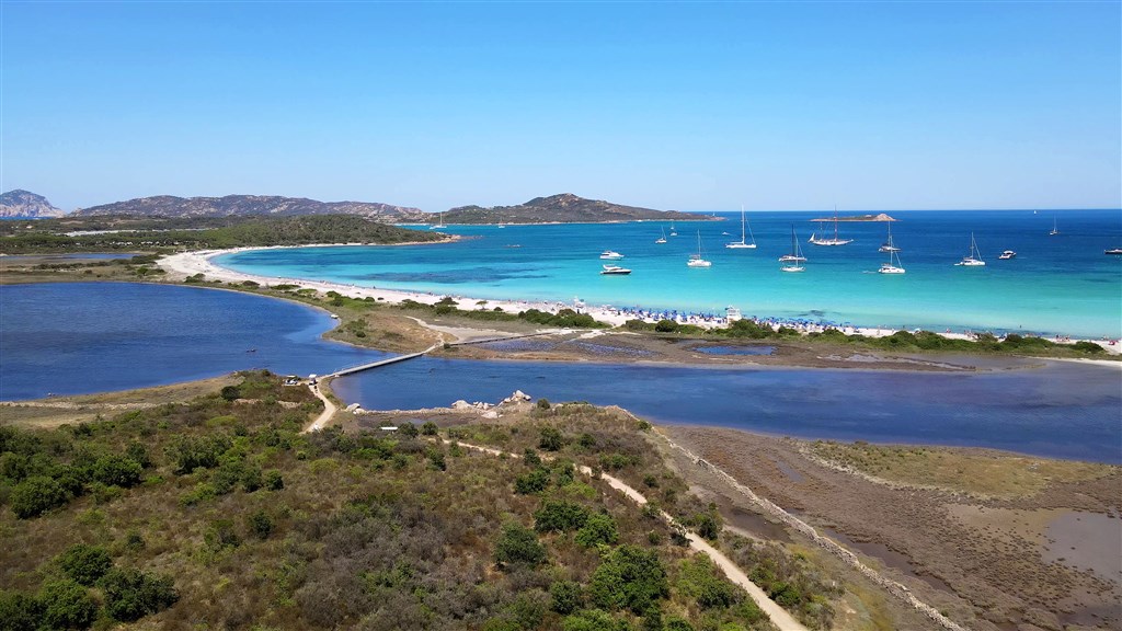 Panorama Lu Impostu, San Teodoro, Sardinie