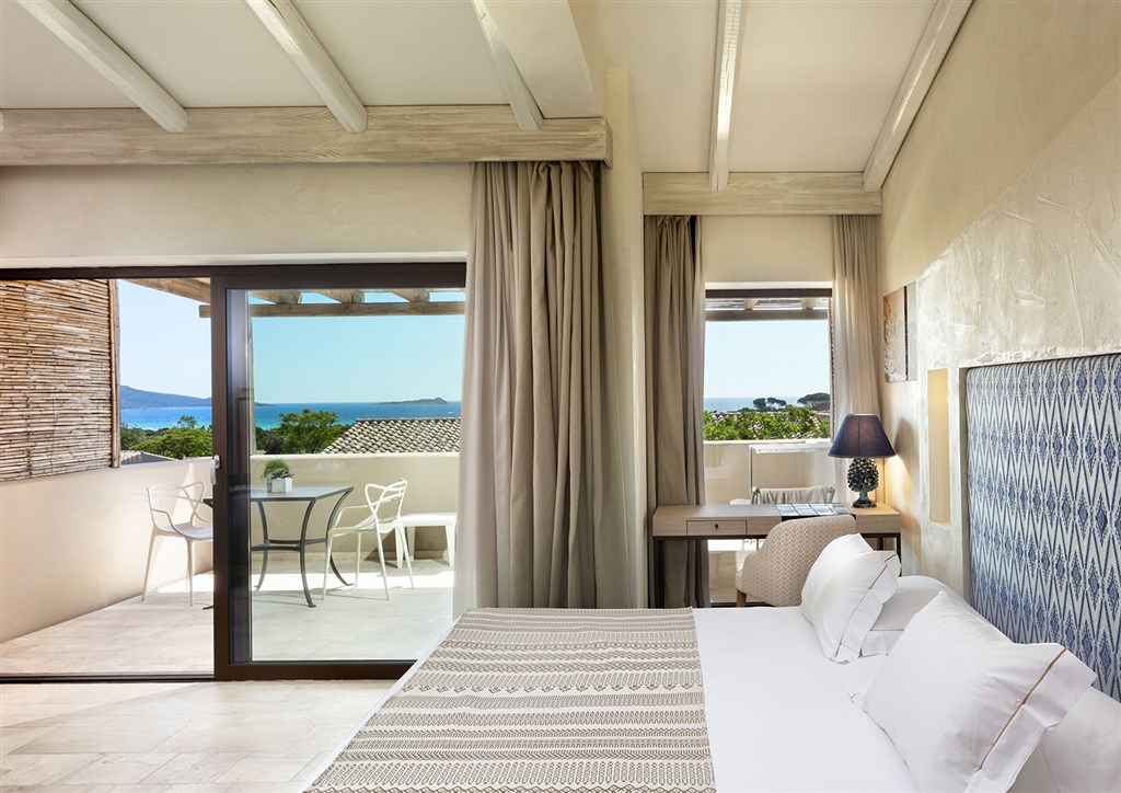 Junior Suite s výhledem na moře, San Teodoro, Sardinie