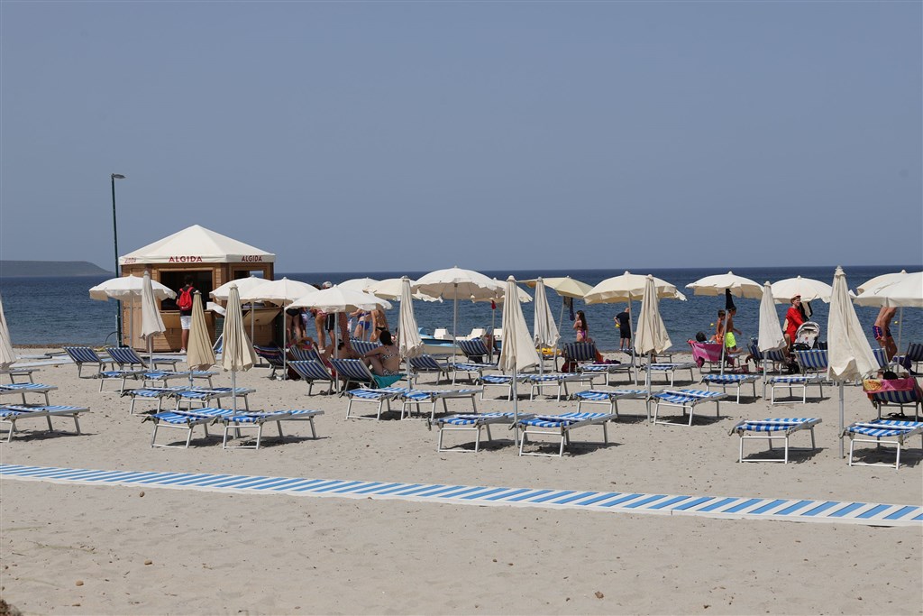 Pláž, Arborea, Sardinie