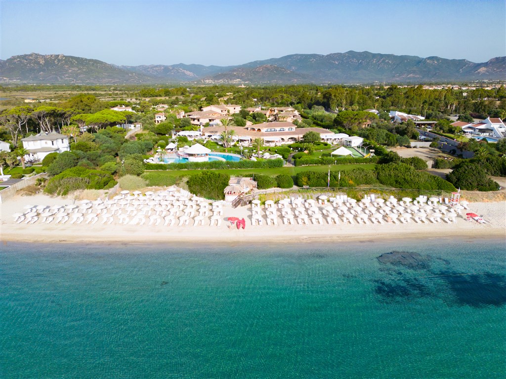 Panorama, Pula, Sardinie