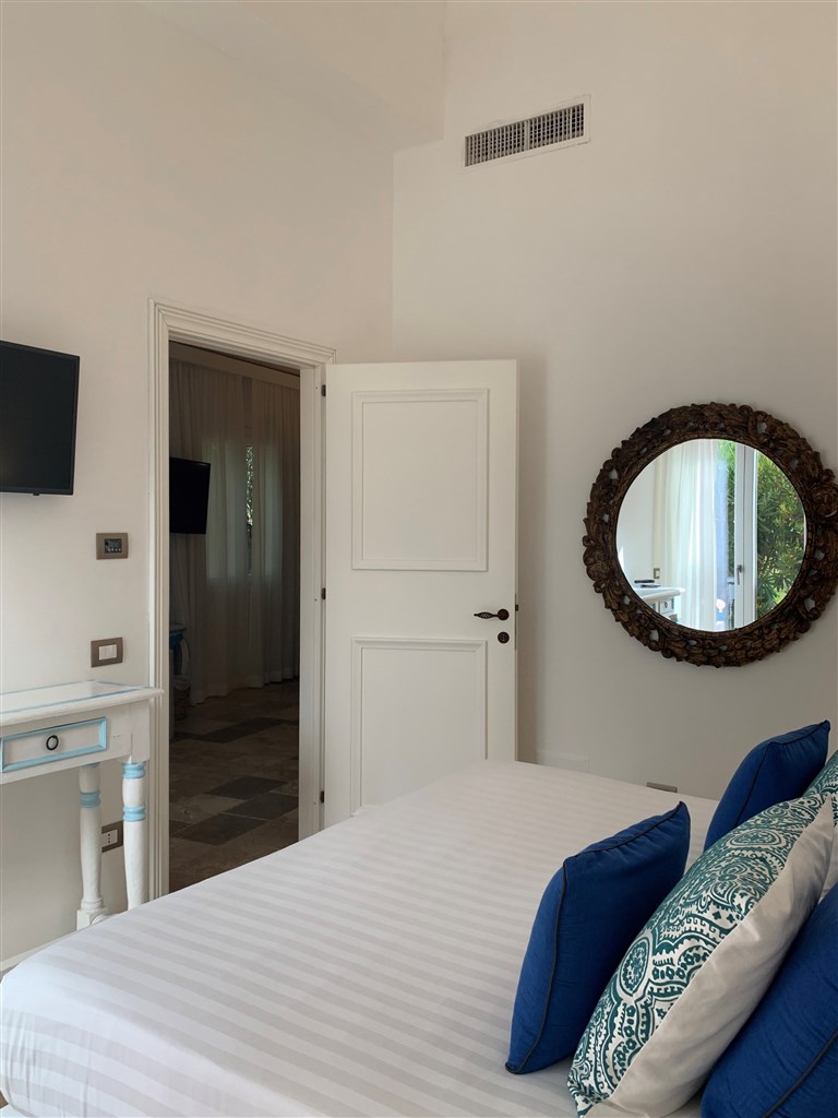 Suite s výhledem do zahrady, Villasimius, Sardinie