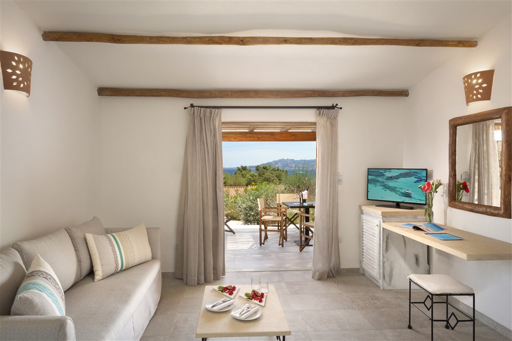 Pokoj SENIOR SUITE DELUXE PARCO, Palau, Sardinie