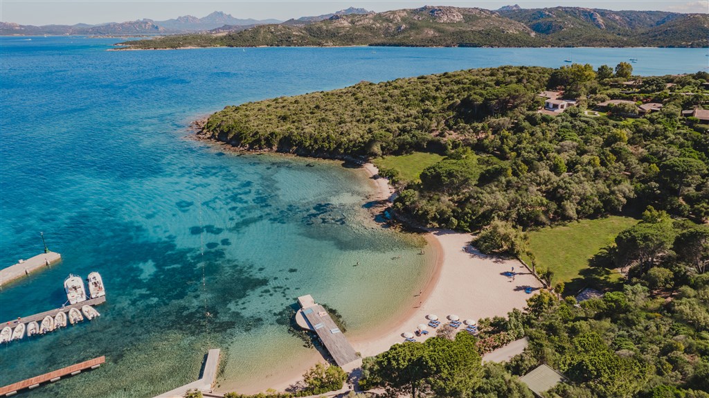 Pláž, Cala Capra, Sardinie