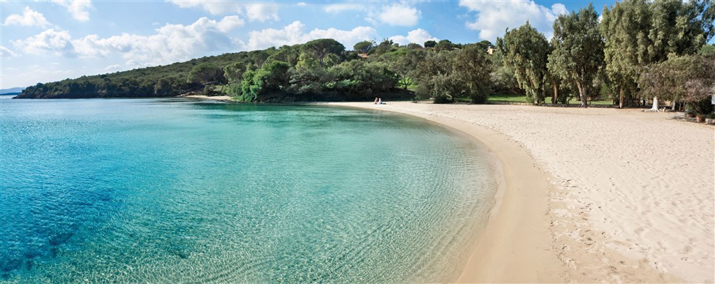 Pláž, Cala Capra, Sardinie