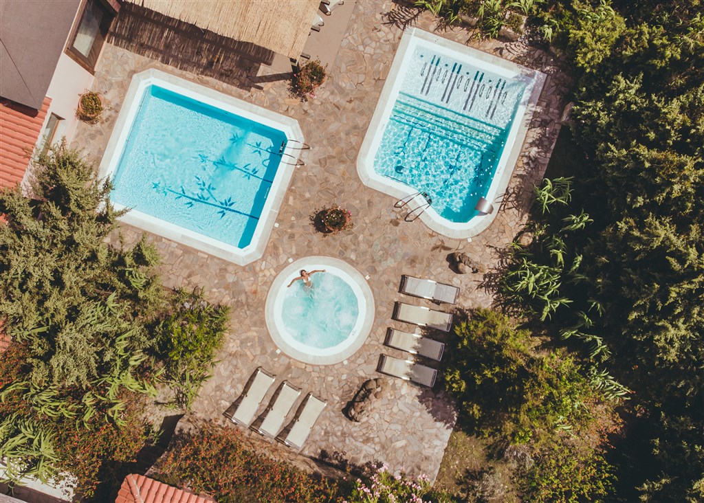 Wellness & Spa bazény, Badesi, Sardinie