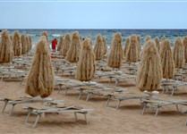 Písečná pláž na jižní Sardinii