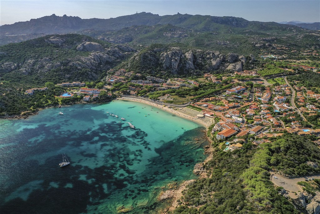 Panorama, Baja Sardinia, Sardinie