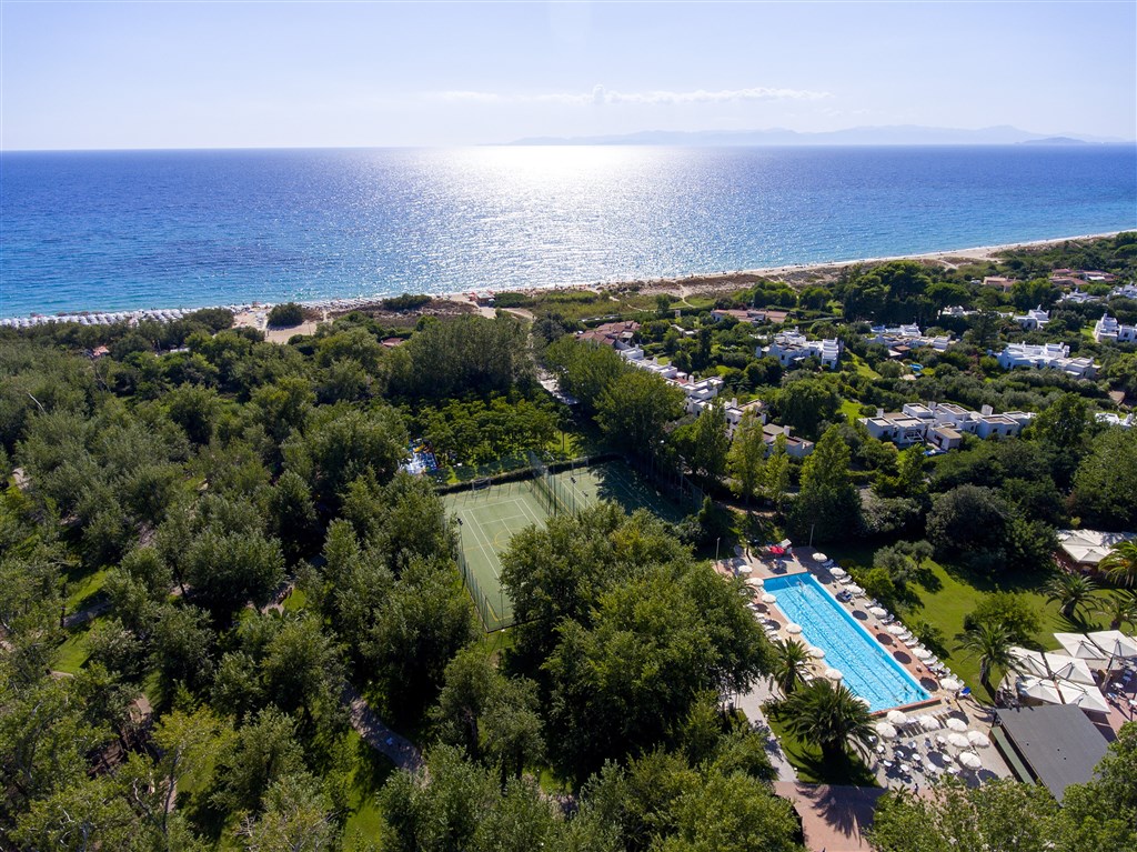 Letecký pohled, Maracalagonis, Sardinie