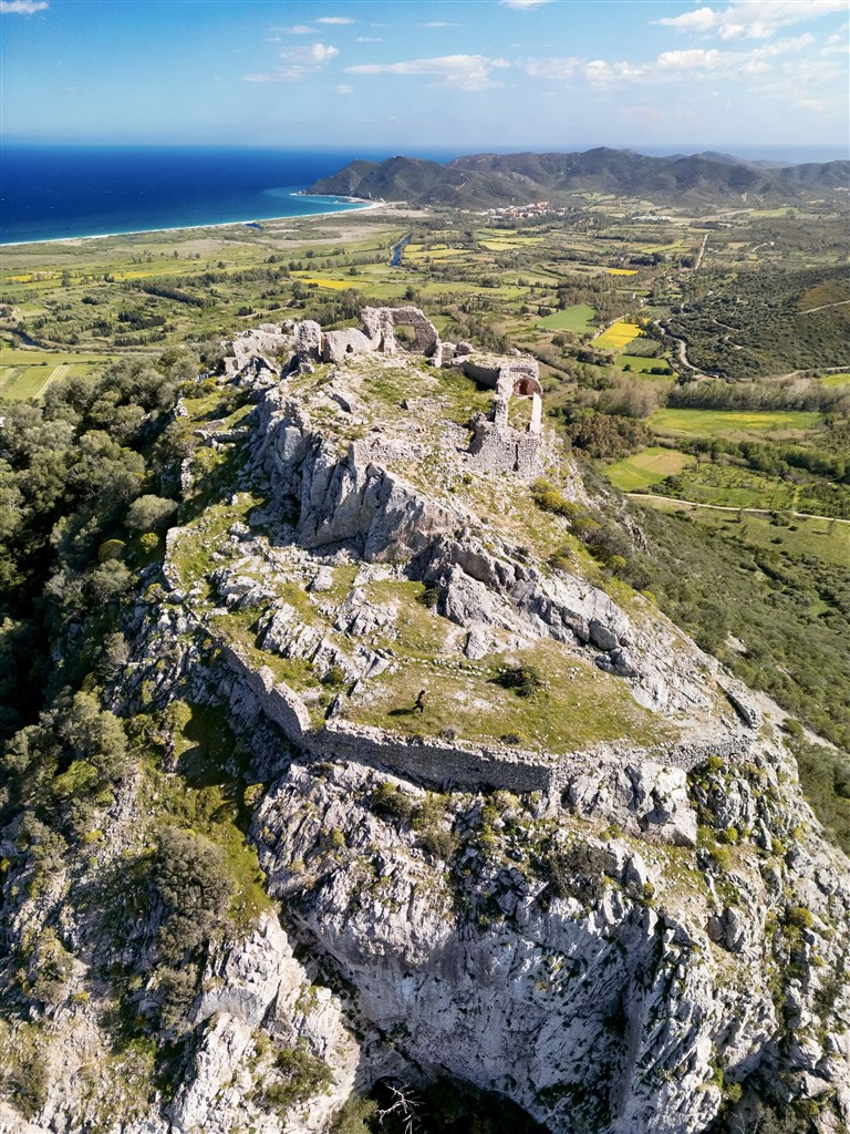 Hrad Quirra, Villaputzu, Sardinie