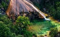 Splynutí s přírodou ve stanu bez tíže - Smaragdový vodopád, Villaputzu, Sardinie