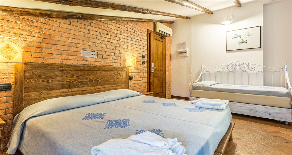 Hotelový pokoj, Santa Maria Navarrese, Sardinie