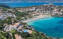 Hotel La Bisaccia - Letecký pohled na hotel, Baja Sardinia, Sardinie