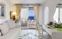 Hotel La Bisaccia - Junior suite s výhledem na moře v hlavní budově, Baja Sardinia, Sardinie