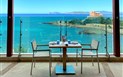 Smy Carlos V Wellness & Spa - Výhled z hotelové restaurace, Alghero, Sardinie