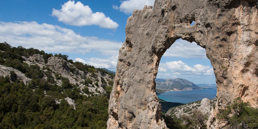 Arco di Lupiru, Dorgali, Sardinie