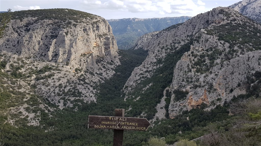 Stezka do Tiscali, Dorgali, Sardinie