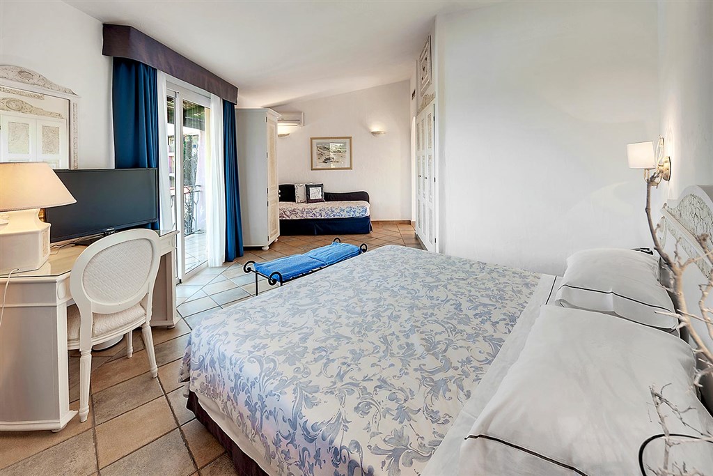 Pokoj JUNIOR SUITE, Porto Cervo, Sardinie