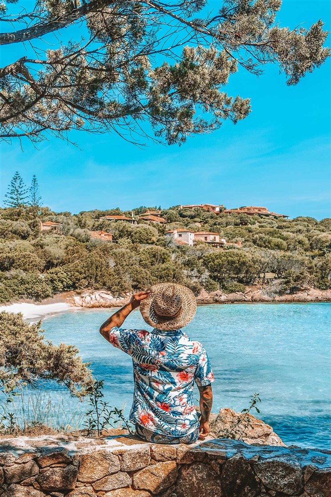 Výhled na moře, Porto Cervo, Sardinie