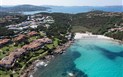 Grand Hotel in Porto Cervo - Letecký pohled na zátoku Cala Granu, Porto Cervo, Sardinie