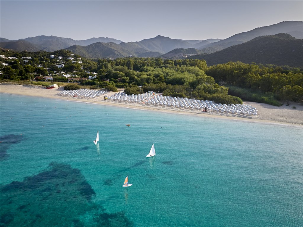 Pláž, Maracalagonis, Sardinie