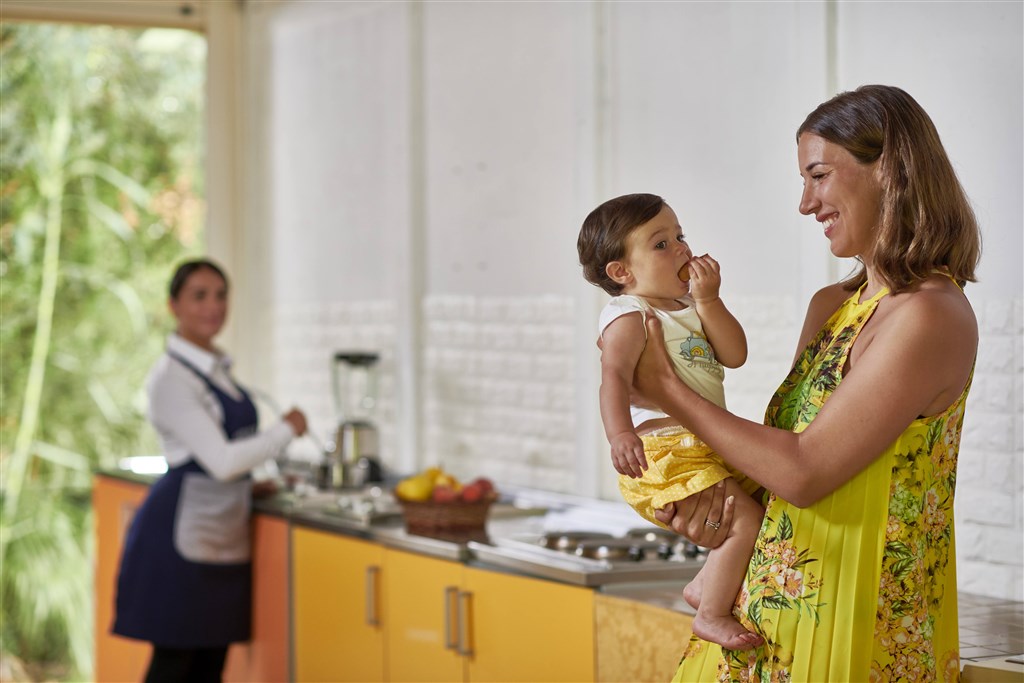 Jídelna pro maminky s dětmi, Maracalagonis, Sardinie