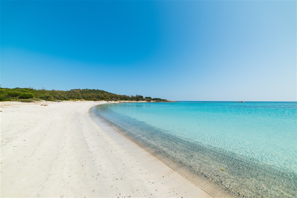 Pláž Lu Impostu, San Teodoro, Sardinie
