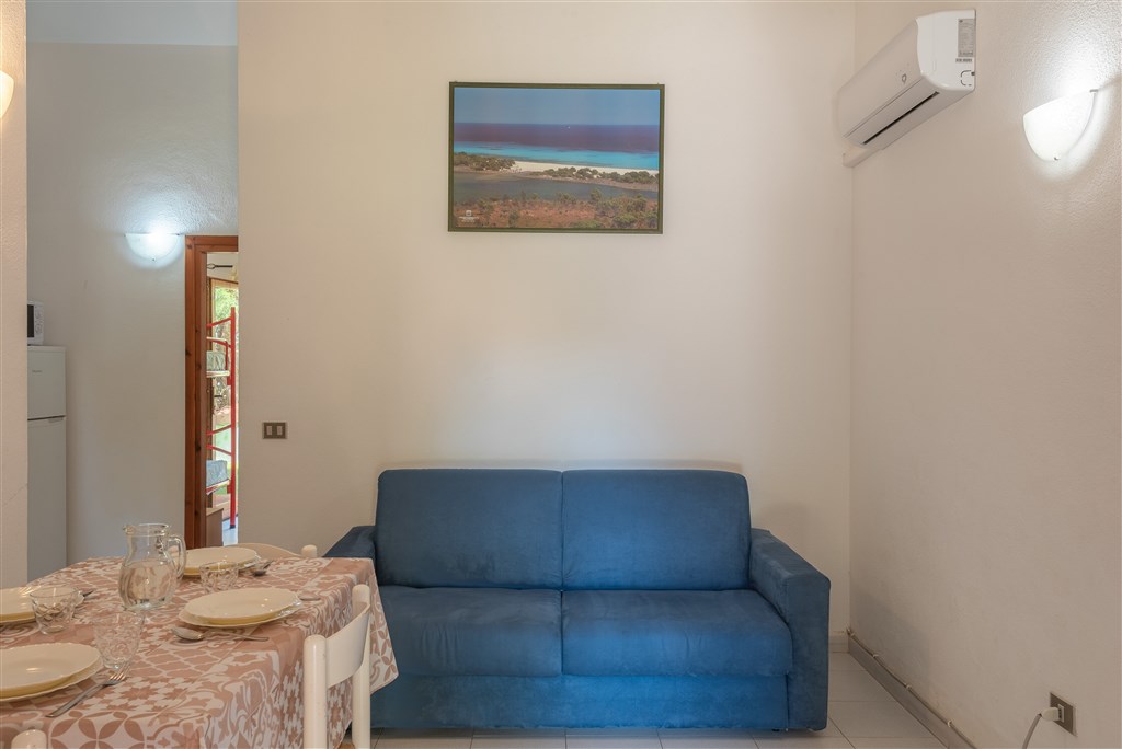Obývací pokoj Trilo 6, San Teodoro, Sardinie