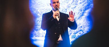 Pietro Mereu během slavnostního večera "Sardinie, emoce po celý rok"