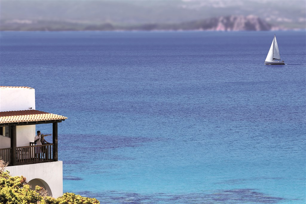 Pokoj s výhledem na moře, Capo Testa - Santa Teresa, Sardinie