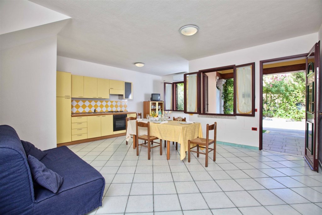 Residence Oasi Anfiteatro - Kuchyň, Porto Ottiolu, Sardinie