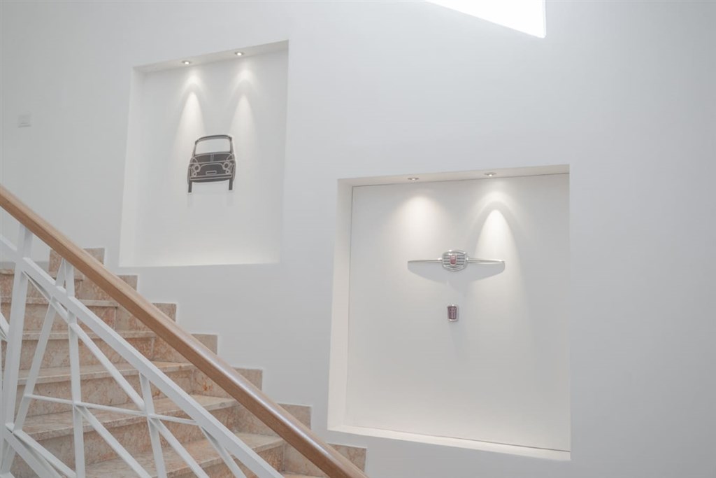 Vnitřní prostory residence, Nuoro, Sardinie