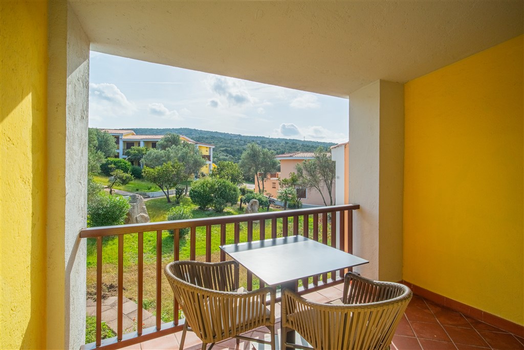 Balkón apartmánu Bilo Comfort, Palau, Sardinie