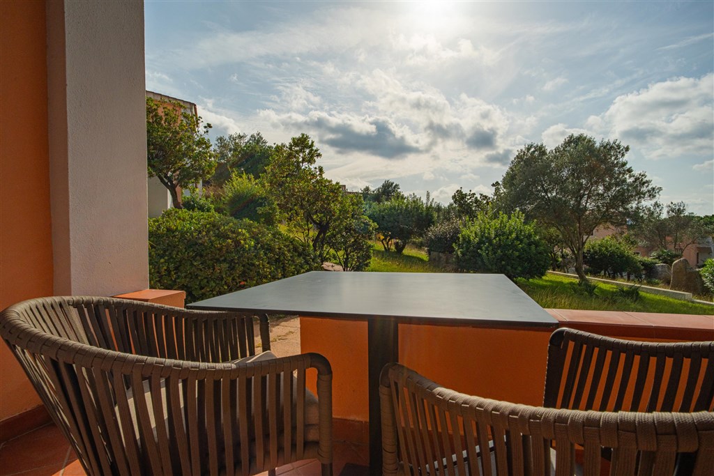 Balkón apartmánu Bilo Comfort, Palau, Sardinie