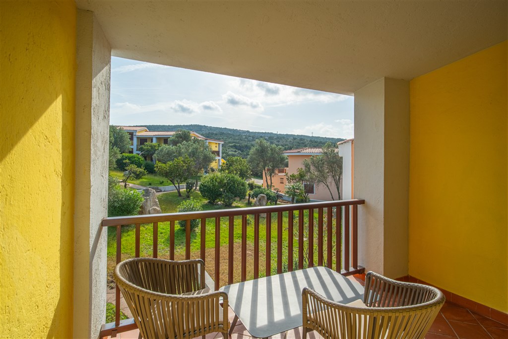 Balkón apartmánu Bilo Comfort, Palau, Sardinie