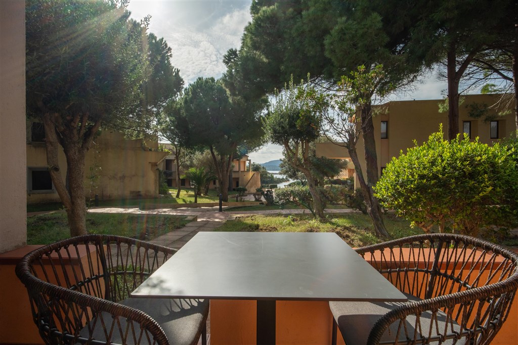 Terasa Apartmánu Mono Classic, Palau, Sardinie