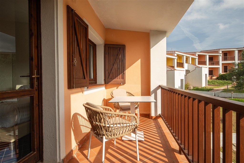 Balkón Apartmánu Mono Classic, Palau, Sardinie