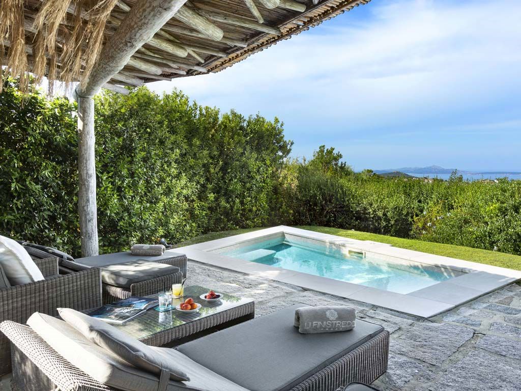 Pokoj Exclusive Pool Suite, Cannigione, Sardinie